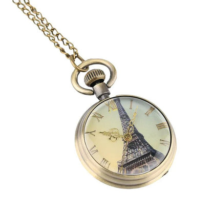 Romantic Paris Pocket Watch