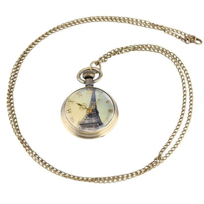 Romantic Paris Pocket Watch