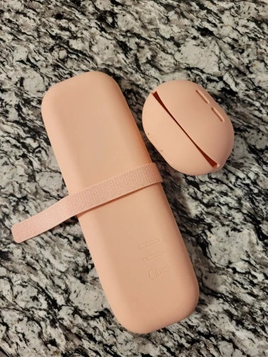 Makeup Brush Holder and Sponge Case Set