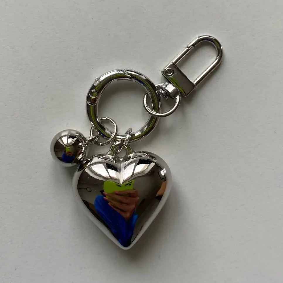 Heart of Silver Keyring