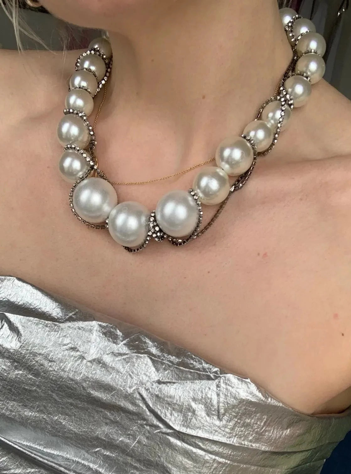 Meri Drop Pearl Necklace