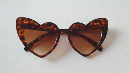 Young and Beautiful Heart-Shaped Sunglasses