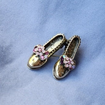 Flower Ballet Flats Brooch