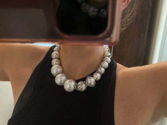 Meri Drop Pearl Necklace