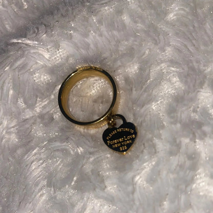 Double Love Charm Ring