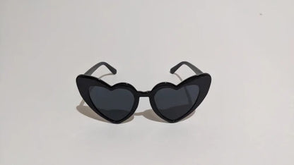 Young and Beautiful Heart-Shaped Sunglasses