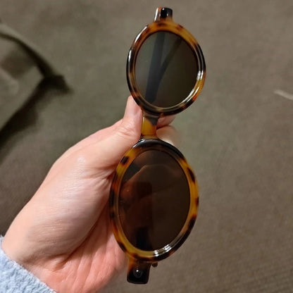 Licorice Oval Sunglasses