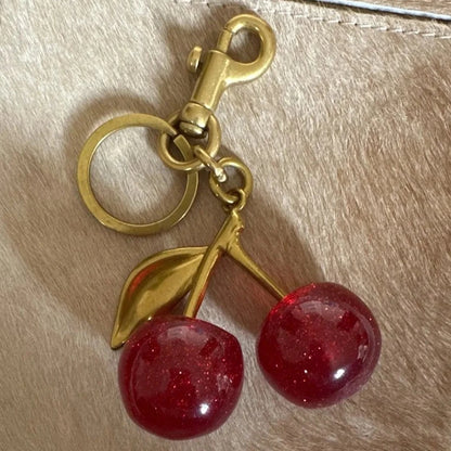 Cherry Glitterpie Keyring