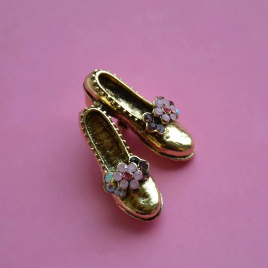 Flower Ballet Flats Brooch