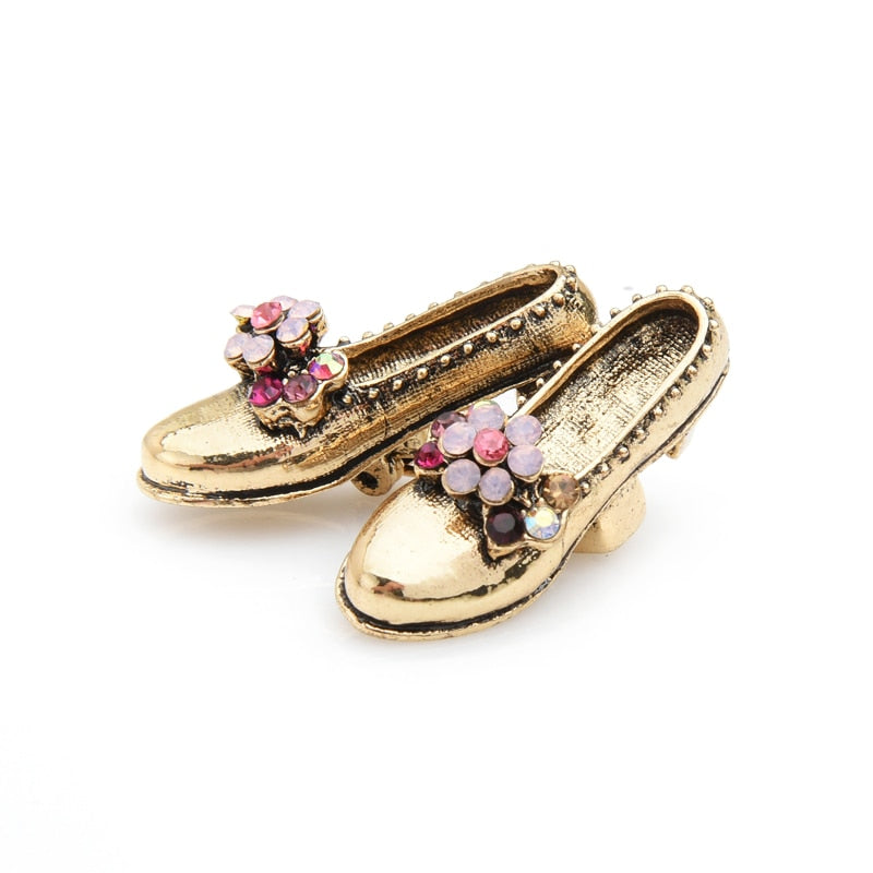 Flower Ballet Flats Brooch