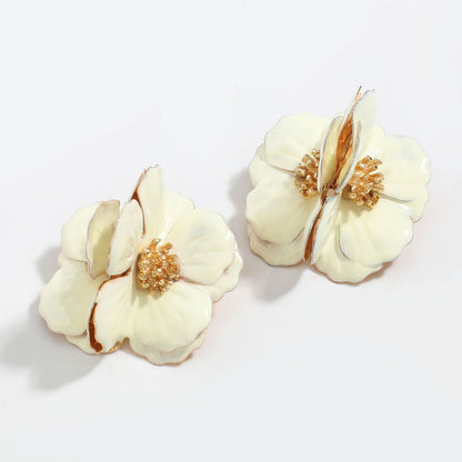 Dance Kisses Flower Stud Earrings