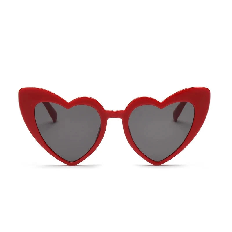 Young and Beautiful Heart-Shaped Sunglasses