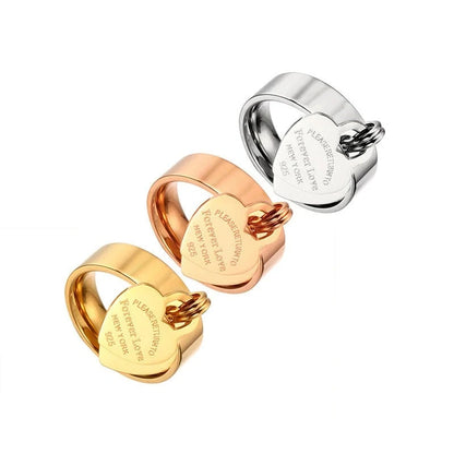 Double Love Charm Ring