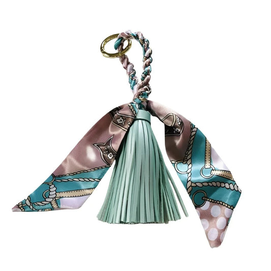 Money Doesn't Lie Hand-woven Silk Tassel Keyring