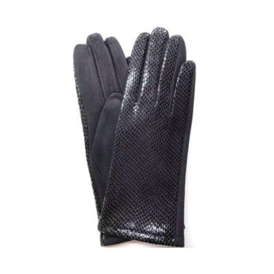 Kobura Print Leather Gloves