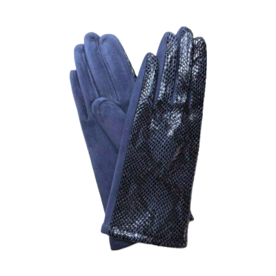 Kobura Print Leather Gloves