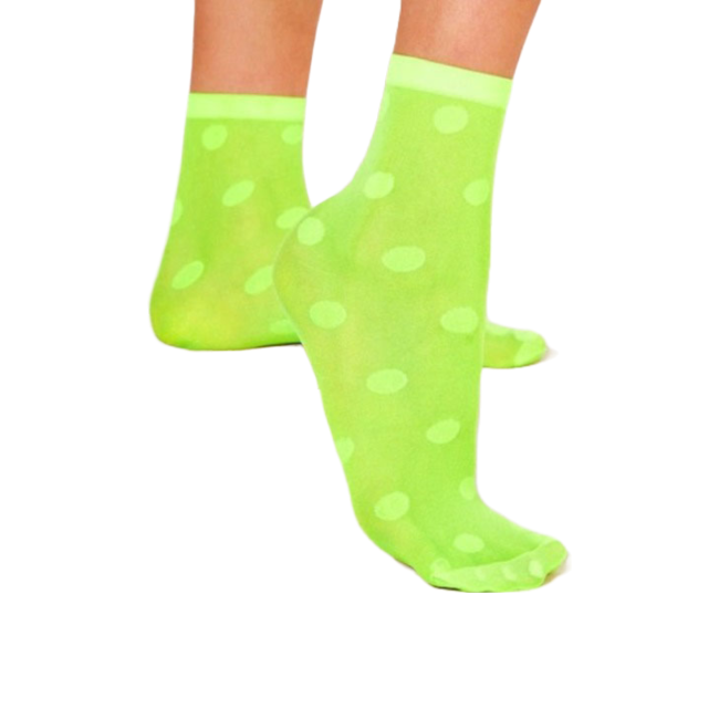 Polka Dot Nylon Socks