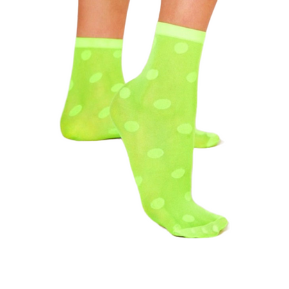 Polka Dot Nylon Socks