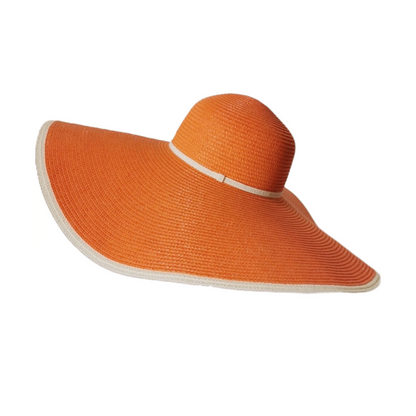 Ezaqora Wide-Brimmed Floppy Straw Hat