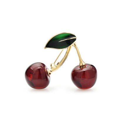 Portion of Joy Cherry Brooch