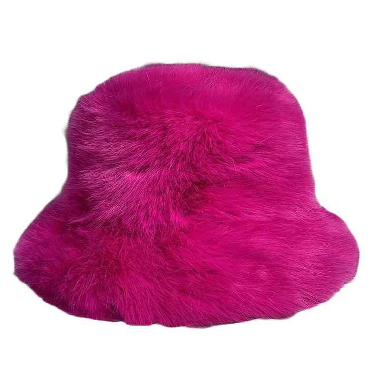 Snowfancy Oversized Fluffy Bucket Hat