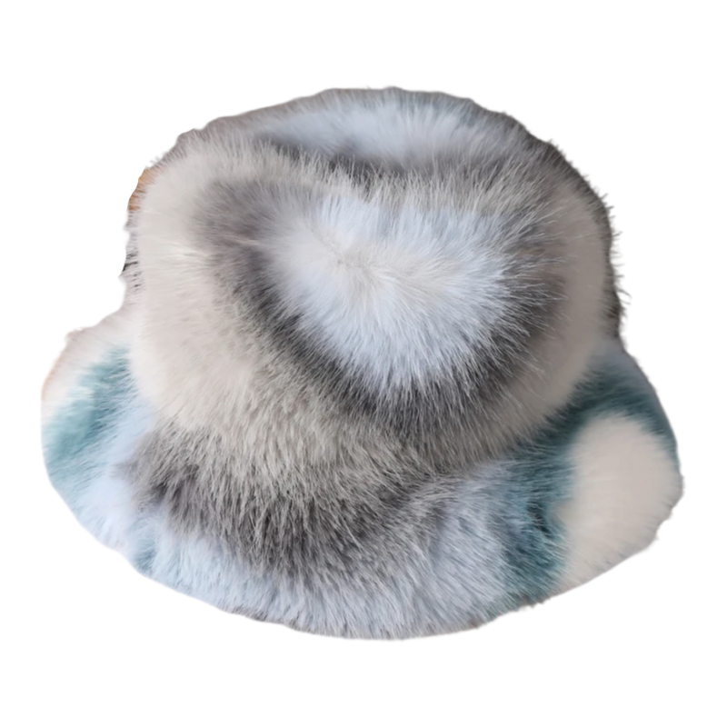 Snowfancy Oversized Fluffy Bucket Hat