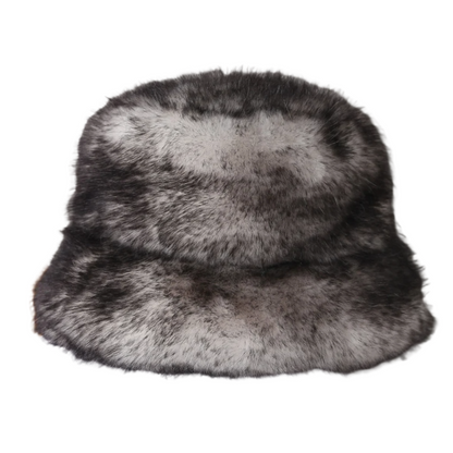 Snowfancy Oversized Fluffy Bucket Hat