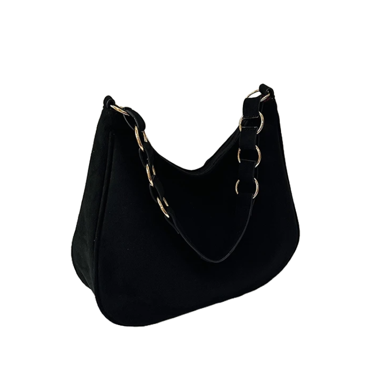 Oriental Dawn Suede Shoulder Bag