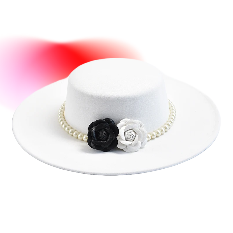 Camellia Wide Brim Fedora Hat