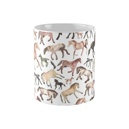 The Strong Minded Horses Ceramic Mug