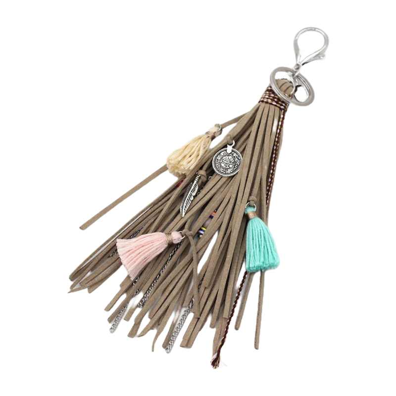 Rosetta Tassel Keychain