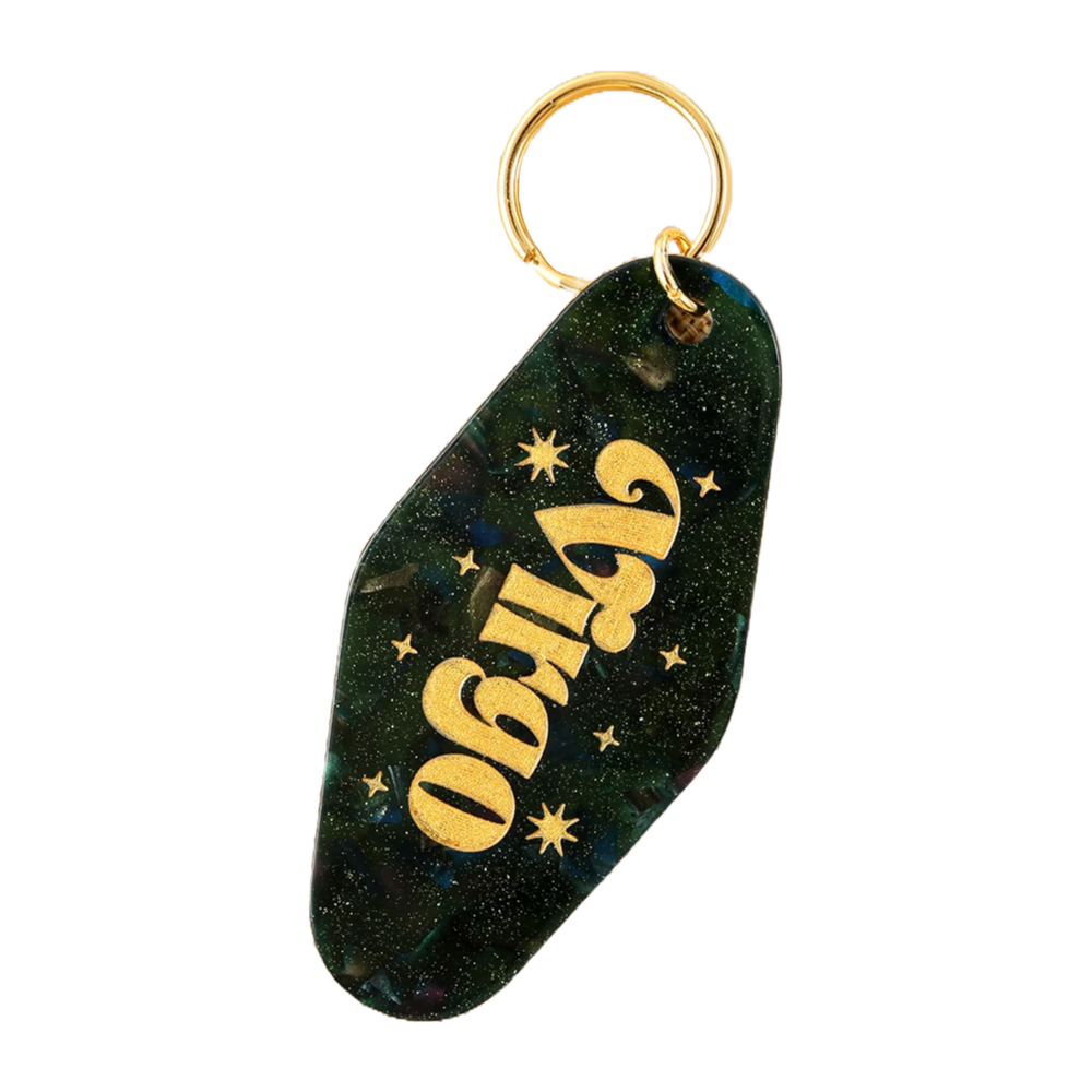 Star Signs Motel Keyring