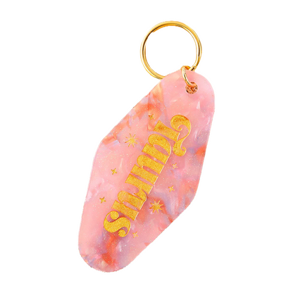 Star Signs Motel Keyring