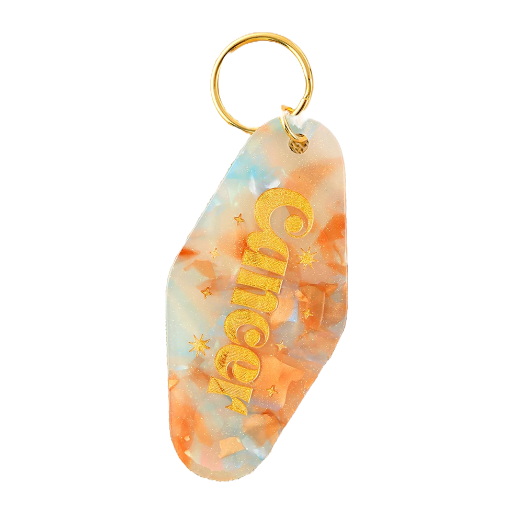 Star Signs Motel Keyring