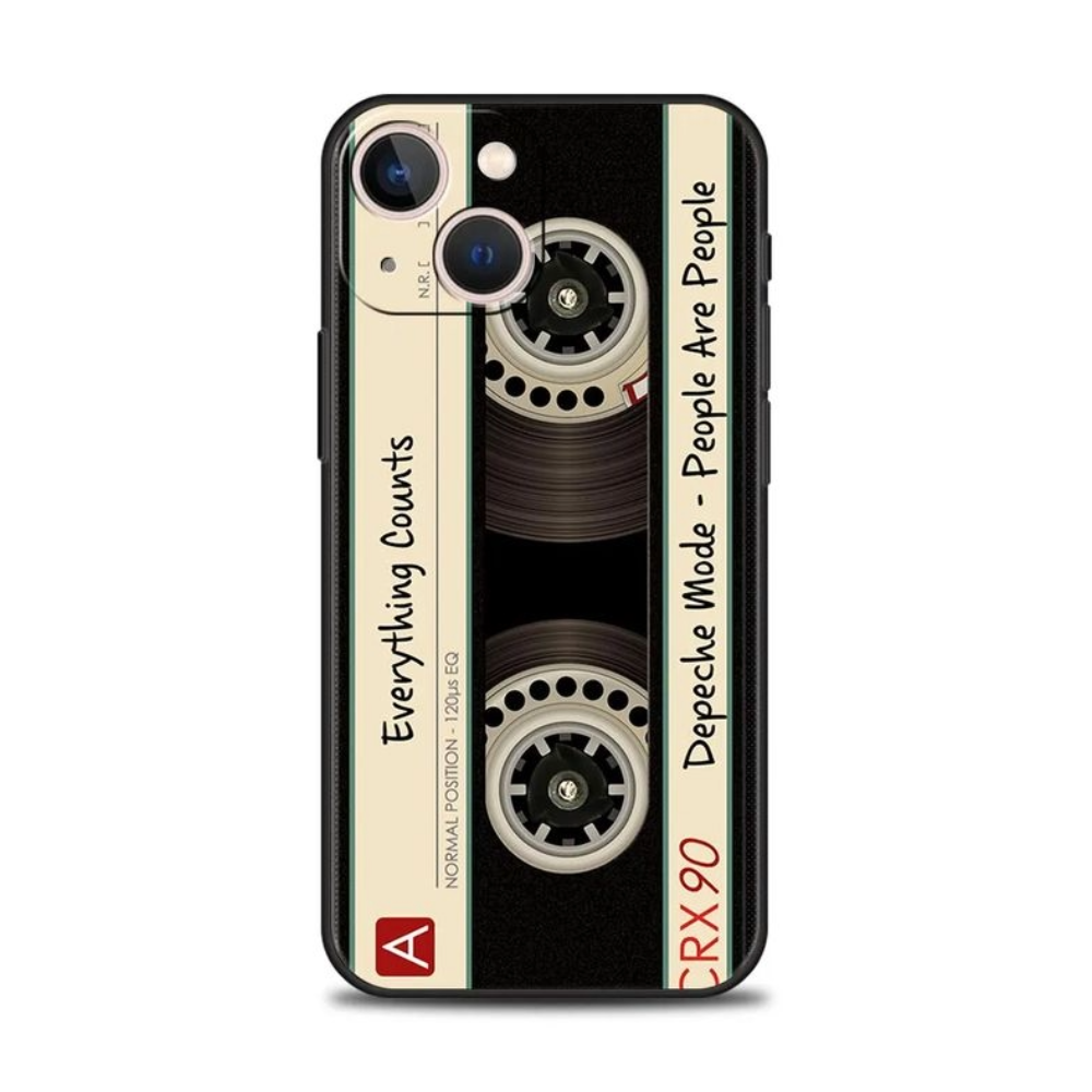 Happy Tune Cassette Tape iPhone Case