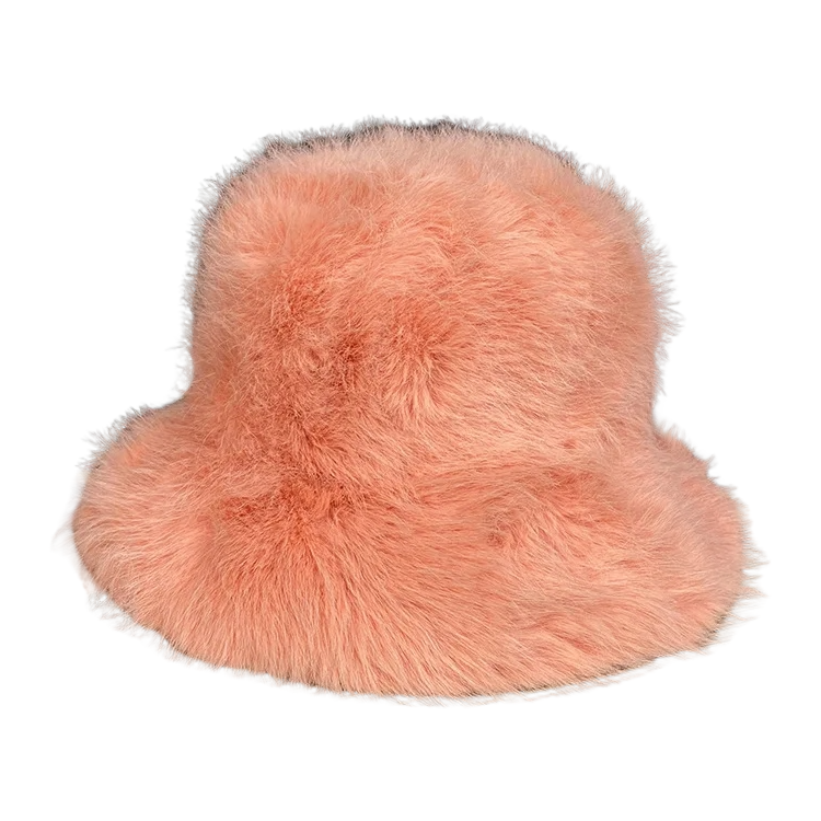 Snowfancy Oversized Fluffy Bucket Hat