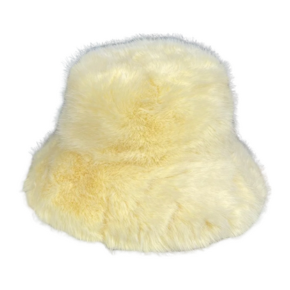 Snowfancy Oversized Fluffy Bucket Hat