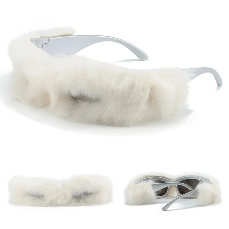 Punk Soft Fur Sunglasses