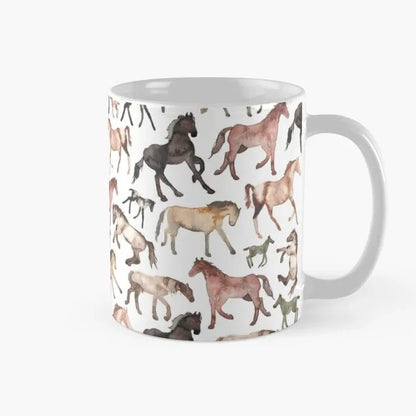 The Strong Minded Horses Ceramic Mug