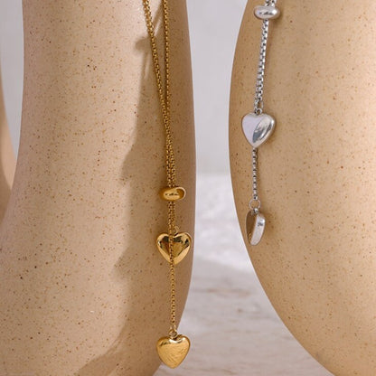 Siamese Heart Pendant Necklace