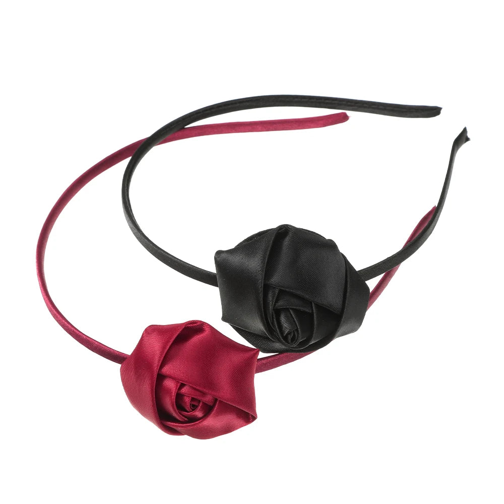 Satin Rose Hairband