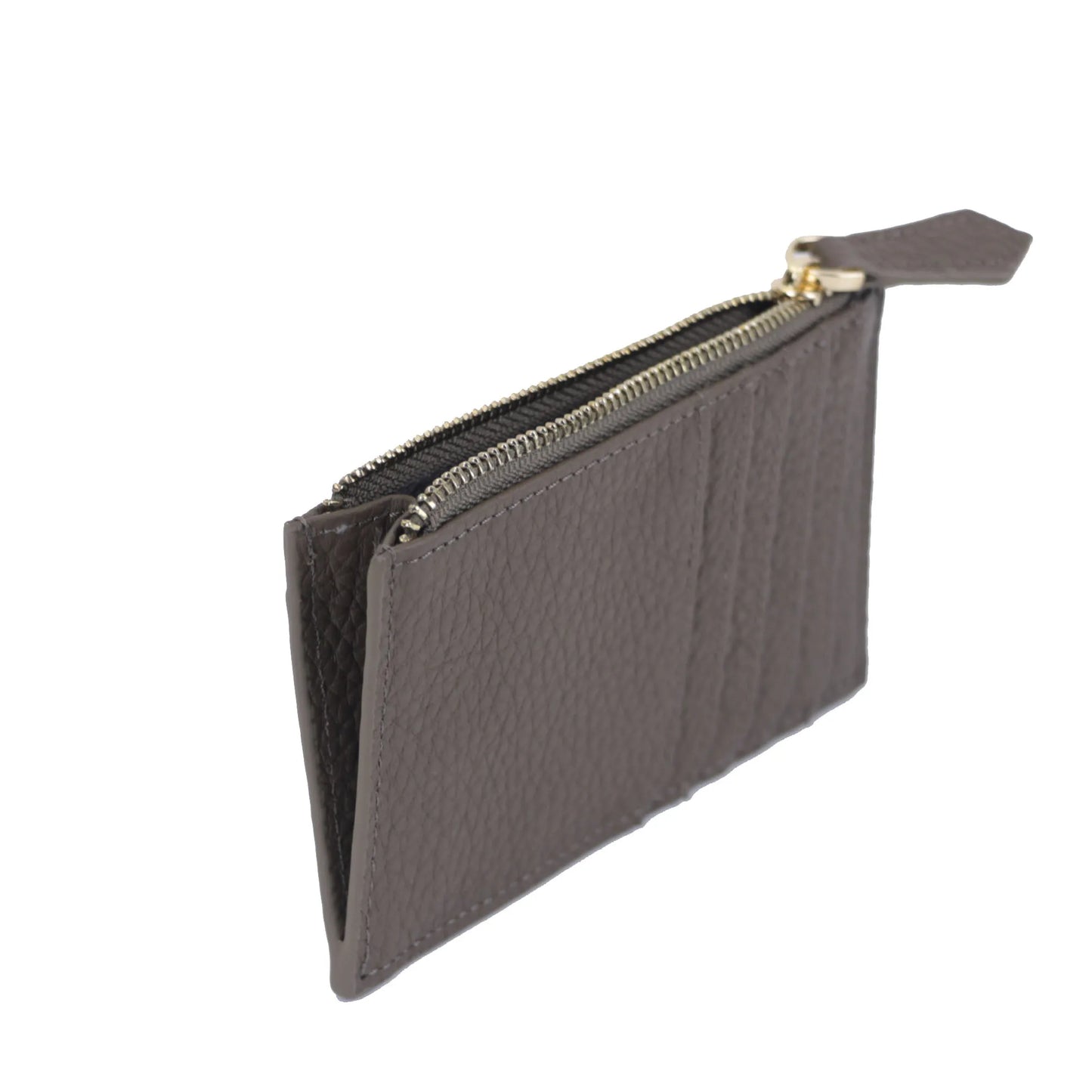 Perfumed Letter Zippered Slim Card Case