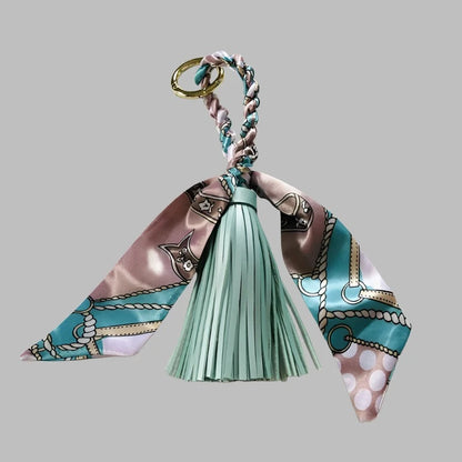 Money Doesn't Lie Hand-woven Silk Tassel Keyring