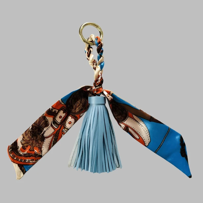 Money Doesn't Lie Hand-woven Silk Tassel Keyring