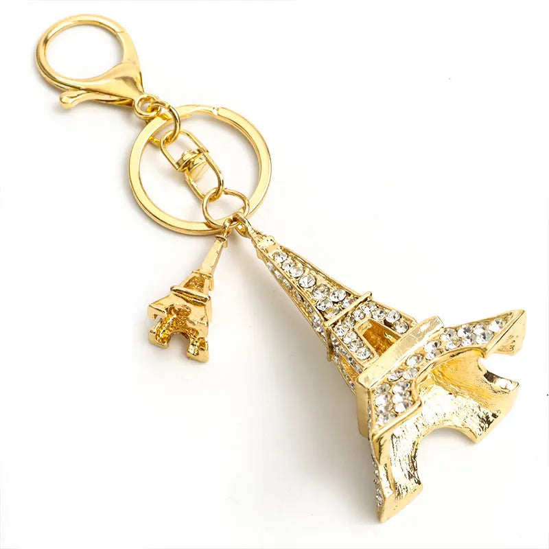 Parisian Evening Sky Keychain