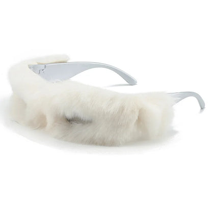 Punk Soft Fur Sunglasses