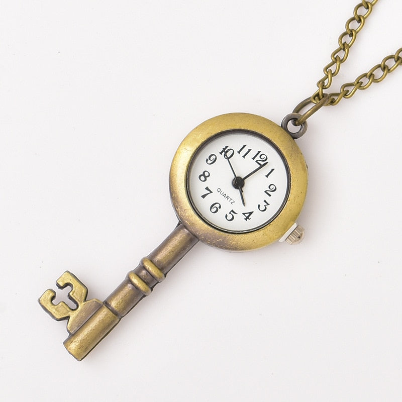 Little Beat Vintage Keyring Necklace Watch