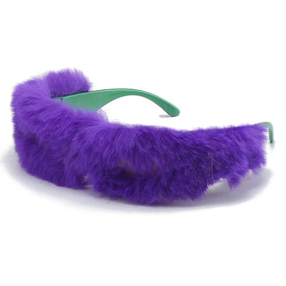 Punk Soft Fur Sunglasses