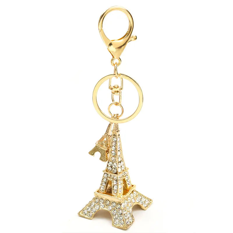 Parisian Evening Sky Keychain