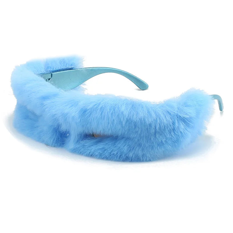 Punk Soft Fur Sunglasses